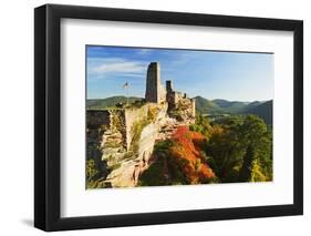 Altdahn Castle, Dahn, Palatinate Forest, Rhineland-Palatinate, Germany, Europe-Jochen Schlenker-Framed Photographic Print