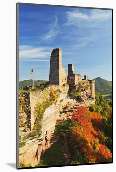 Altdahn Castle, Dahn, Palatinate Forest, Rhineland-Palatinate, Germany, Europe-Jochen Schlenker-Mounted Photographic Print