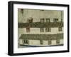 Alte Haeuser-Old Houses (Krumlov, Bohemia) 1914.-Egon Schiele-Framed Giclee Print