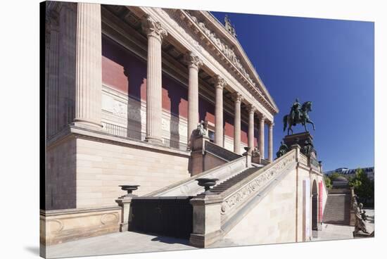 Alte Nationalgalerie (Old National Gallery), Museum Island, UNESCO World Heritge Site, Mitte, Berli-Markus Lange-Stretched Canvas