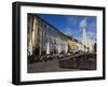 Alter Platz With Trinity Column and Restaurants, Klagenfurt Am Worthersee, Carinthia, Austria-Dallas & John Heaton-Framed Photographic Print