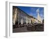 Alter Platz With Trinity Column and Restaurants, Klagenfurt Am Worthersee, Carinthia, Austria-Dallas & John Heaton-Framed Photographic Print