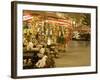 Altermarkt Christmas Market at Night, Altermarkt Square, Salzburg, Austria, Europe-Richard Nebesky-Framed Photographic Print