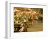 Altermarkt Christmas Market at Night, Altermarkt Square, Salzburg, Austria, Europe-Richard Nebesky-Framed Photographic Print