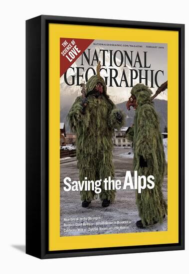 Alternate Cover of the February, 2006 National Geographic Magazine-Melissa Farlow-Framed Stretched Canvas