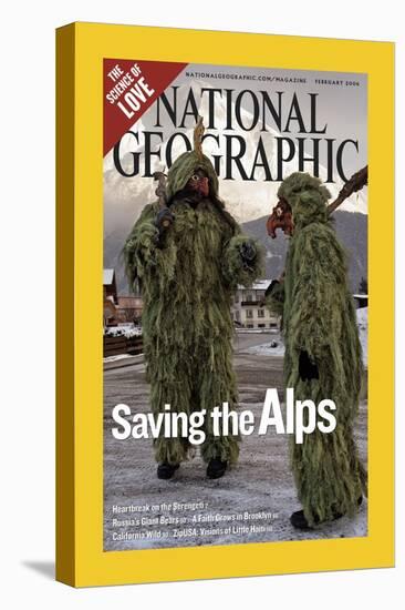 Alternate Cover of the February, 2006 National Geographic Magazine-Melissa Farlow-Stretched Canvas