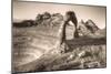Alternate View at Delicate Arch (Sepia Toned), Utah-Vincent James-Mounted Photographic Print