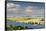 Alternative energy, wind power stations and solar farm, Saxony-Anhalt, Germany-Andreas Vitting-Framed Stretched Canvas