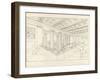 Altes Museum Berlin: View of the Staircase, 1852-Karl Friedrich Schinkel-Framed Premium Giclee Print