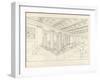 Altes Museum Berlin: View of the Staircase, 1852-Karl Friedrich Schinkel-Framed Giclee Print