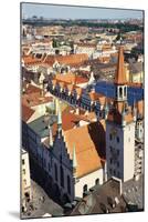 Altes Rathaus with a Rooftop View over Munich, Bavaria, Germany-Ken Gillham-Mounted Photographic Print