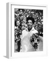 Althea Gibson Holding the Suzanne Lenglen Cup After Winning the French Title-Thomas D^ Mcavoy-Framed Premium Photographic Print