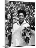 Althea Gibson Holding the Suzanne Lenglen Cup After Winning the French Title-Thomas D^ Mcavoy-Mounted Premium Photographic Print