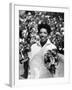 Althea Gibson Holding the Suzanne Lenglen Cup After Winning the French Title-Thomas D^ Mcavoy-Framed Premium Photographic Print