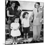 Althina Onassis, Christina Onassis, Alexander Onassis, Aristotle Onassis, Hamburg, Germany, 1953-null-Mounted Photo