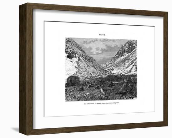 Altiplano or Puna, Bolivia, 19th Century-T Taylor-Framed Giclee Print