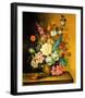 Altmeisterliche Blumen-Corrado Pila-Framed Art Print