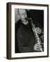 Alto Saxophonist Martin Speake Playing at the Fairway, Welwyn Garden City, Hertfordshire, 2003-Denis Williams-Framed Photographic Print