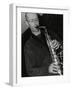 Alto Saxophonist Martin Speake Playing at the Fairway, Welwyn Garden City, Hertfordshire, 2003-Denis Williams-Framed Photographic Print