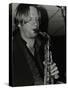 Alto Saxophonist Matt Wates Playing at the Fairway, Welwyn Garden City, Hertfordshire, 2003-Denis Williams-Stretched Canvas