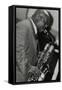 Alto Saxophonist Wessell Anderson Playing at the Fairway, Welwyn Garden City, Hertfordshire, 2004-Denis Williams-Framed Stretched Canvas