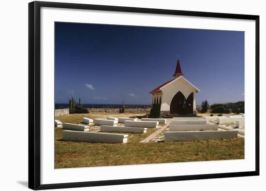 Alto Vista Chapel Aruba-George Oze-Framed Photographic Print