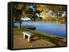 Alton Bay, New Hampshire, USA-Jerry & Marcy Monkman-Framed Stretched Canvas