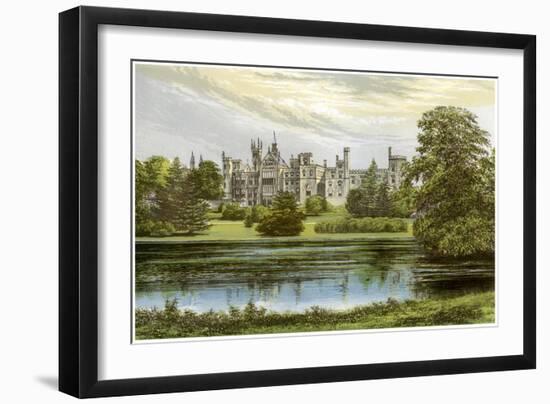 Alton Towers, Staffordshire, Home of the Earl of Shrewsbury, C1880-Benjamin Fawcett-Framed Giclee Print