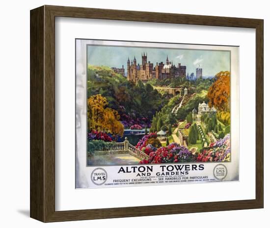 Alton Towers-null-Framed Art Print