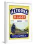 Altoona 36 Lager Beer-null-Framed Art Print