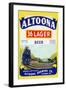 Altoona 36 Lager Beer-null-Framed Art Print