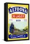 Altoona 36 Lager Beer-null-Framed Stretched Canvas