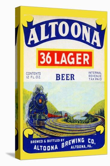 Altoona 36 Lager Beer-null-Stretched Canvas