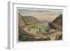 Altoona, Pennsylvania, The Famous Horseshoe Curve-Lantern Press-Framed Art Print