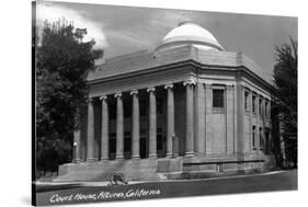 Alturas, California - Court House Exterior-Lantern Press-Stretched Canvas