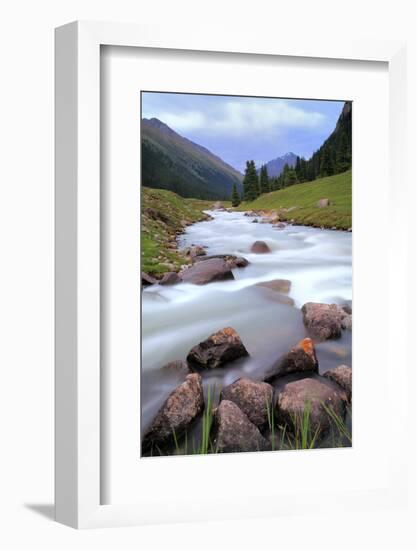 Altyn Arashan River and Valley, Issyk Kul Oblast, Kyrgyzstan-Ivan Vdovin-Framed Photographic Print