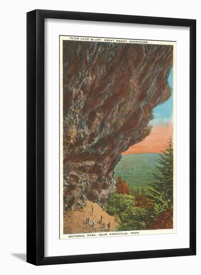 Alum Cave Bluff, Knoxville, Tennessee-null-Framed Art Print