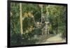 Alum Rock Park Picnic Grounds Vista View - San Jose, CA-Lantern Press-Framed Art Print