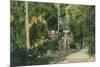 Alum Rock Park Picnic Grounds Vista View - San Jose, CA-Lantern Press-Mounted Art Print