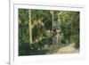 Alum Rock Park Picnic Grounds Vista View - San Jose, CA-Lantern Press-Framed Premium Giclee Print