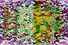 Kaleidoscopic-aLunaBlue-Framed Stretched Canvas