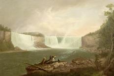 Niagara: the American Falls, C.1821-Alvan Fisher-Framed Stretched Canvas