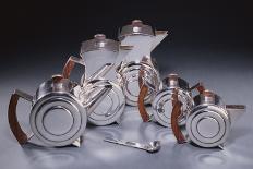 A Six Piece Silver and Rosewood Tea and Coffee Service, Circa 1934-Alvar Aalto-Stretched Canvas