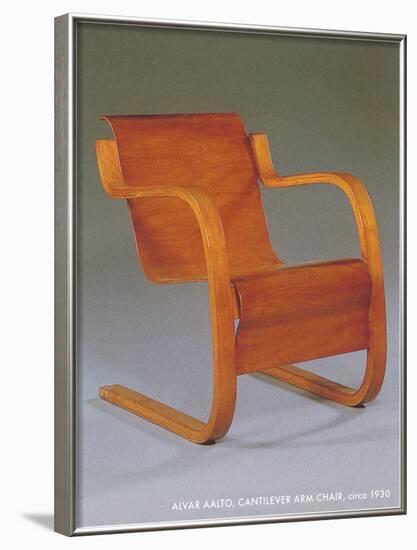 Alvar Aalto Arm Chair-null-Framed Art Print