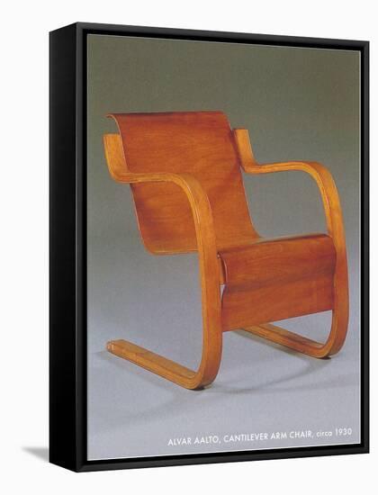 Alvar Aalto Arm Chair-null-Framed Stretched Canvas