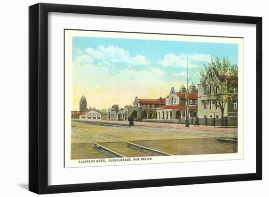 Alvarado Hotel, Albuquerque, New Mexico-null-Framed Art Print