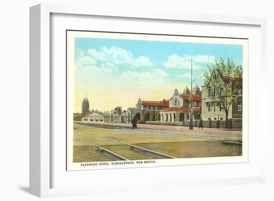 Alvarado Hotel, Albuquerque, New Mexico-null-Framed Art Print