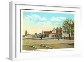 Alvarado Hotel, Albuquerque, New Mexico-null-Framed Art Print