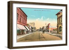 Alvarado Street, Monterey-null-Framed Art Print