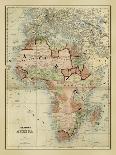 Antique Map of North America-Alvin Johnson-Art Print